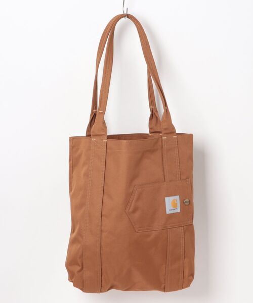 Carhartt（カーハート）の「【CARHARTT】トートバッグ　ユニセックス（トートバッグ・メンズ・ブラウン/ブラック・FREE）」の22枚目の写真