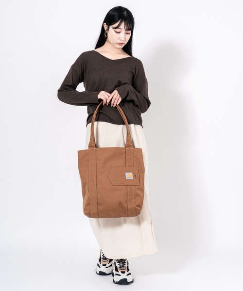 Carhartt（カーハート）の「【CARHARTT】トートバッグ　ユニセックス（トートバッグ・メンズ・ブラウン/ブラック・FREE）」の17枚目の写真