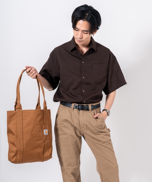 Carhartt（カーハート）の「【CARHARTT】トートバッグ　ユニセックス（トートバッグ・メンズ・ブラウン/ブラック・FREE）」の18枚目の写真