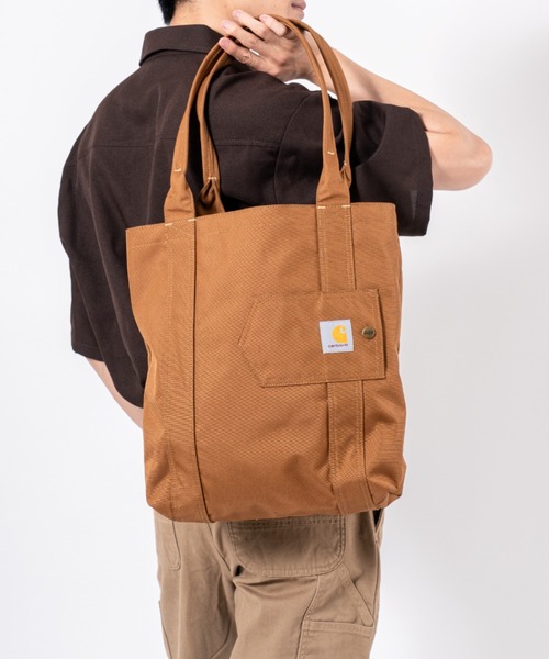 Carhartt（カーハート）の「【CARHARTT】トートバッグ　ユニセックス（トートバッグ・メンズ・ブラウン/ブラック・FREE）」の20枚目の写真
