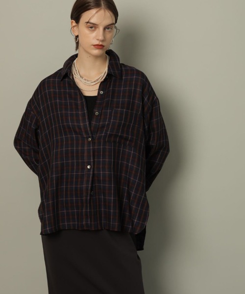 CADUNE リラックスチェックシャツ CADUNE リラックスチェックシャツ 1777668901