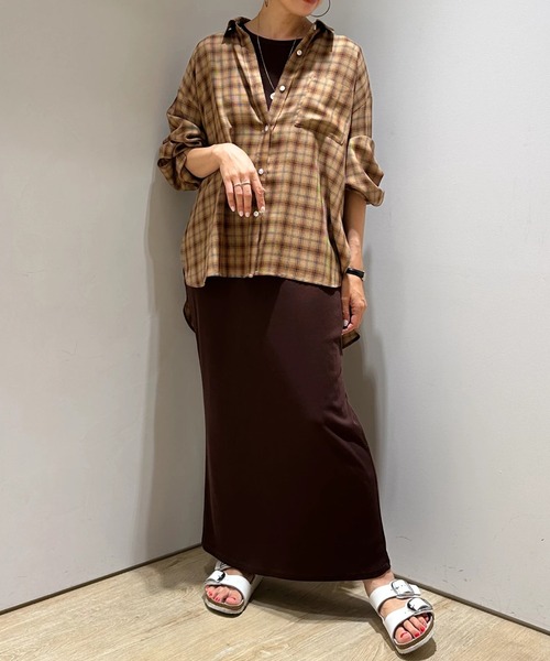 CADUNE リラックスチェックシャツ CADUNE リラックスチェックシャツ 1777668901