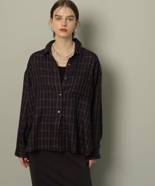 CADUNE リラックスチェックシャツ CADUNE リラックスチェックシャツ 1777668901