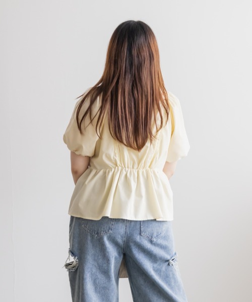 CLETTE(クレット)の「CLETTEオリジナルレース使いピンタックブラウス(シャツ/ブラウス・レディース・イエロー/ブラック/ブラック系その他・LL/3L/4L)」の17枚目の写真