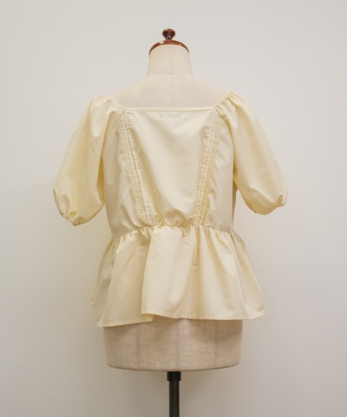CLETTE(クレット)の「CLETTEオリジナルレース使いピンタックブラウス(シャツ/ブラウス・レディース・イエロー/ブラック/ブラック系その他・LL/3L/4L)」の21枚目の写真
