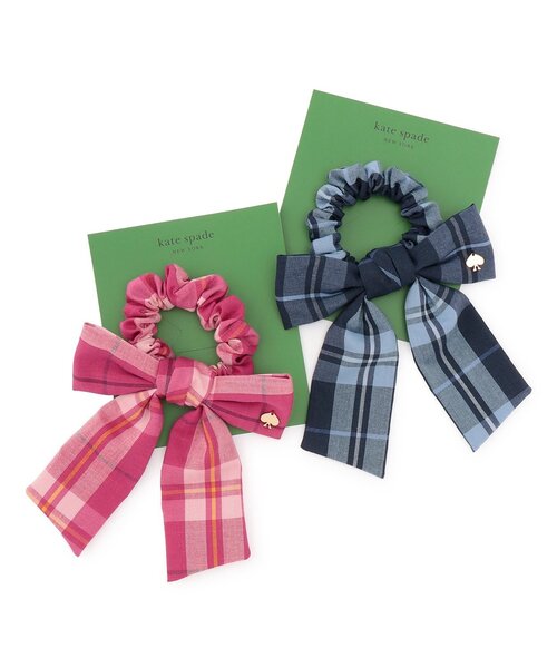 オーガストチェックボウシュシュ（その他ヘアアクセサリー）｜kate