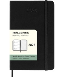 MOLESKINE(XL)2026N 1n܂ 12 EB[N[_CA[ |PbgTCY (9cm×c14cm) n[hJo[ ubN(蒠/)