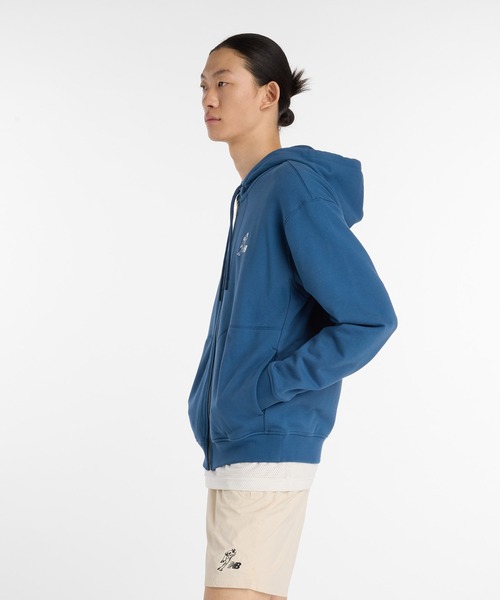 NEW BALANCE(ニューバランス)の「大谷翔平 フレンチテリーフルジップフーディ(パーカー・メンズ・インディゴブルー・SMALL/MEDIUM/LARGE/X-LARGE/XX-LARGE)」の3枚目の写真