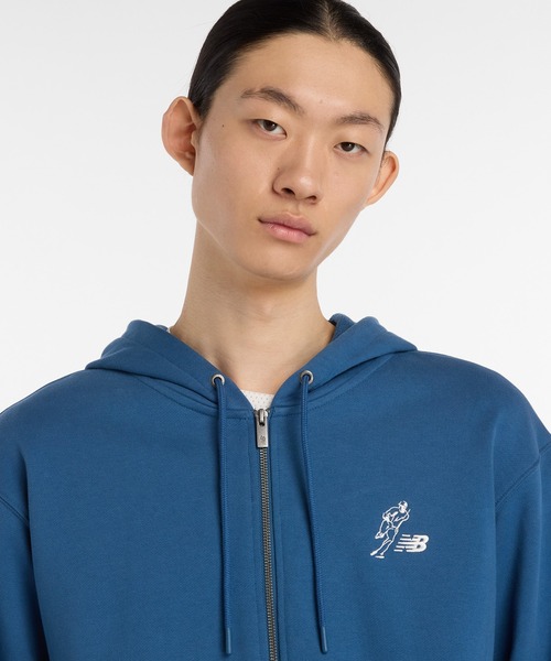 NEW BALANCE(ニューバランス)の「大谷翔平 フレンチテリーフルジップフーディ(パーカー・メンズ・インディゴブルー・SMALL/MEDIUM/LARGE/X-LARGE/XX-LARGE)」の8枚目の写真