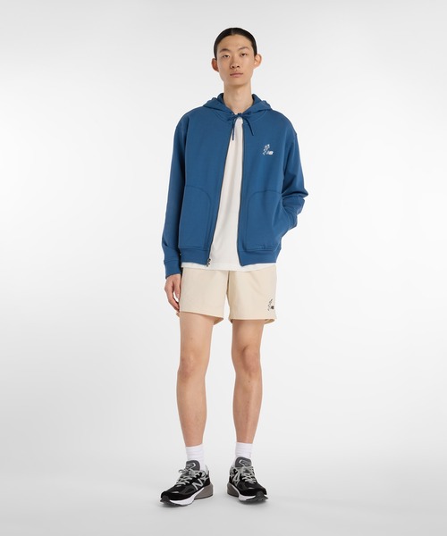 NEW BALANCE(ニューバランス)の「大谷翔平 フレンチテリーフルジップフーディ(パーカー・メンズ・インディゴブルー・SMALL/MEDIUM/LARGE/X-LARGE/XX-LARGE)」の2枚目の写真