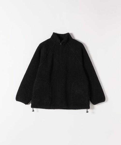 セール】SHIPS any:〈洗濯機可能〉ボア フリース ハーフジップ プル