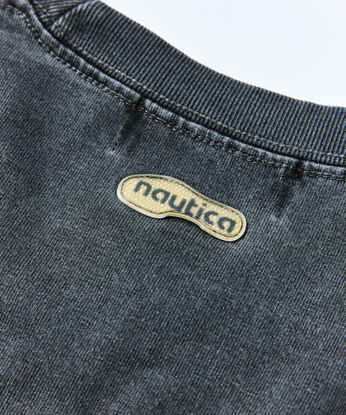 Reebok(リーボック)の「Reebok×NAUTICA/リーボック×ノーティカ 【Exclusive】 ダブルネーム アーチロゴ ピグメント クルーネックTシャツ ショートスリーブ(Tシャツ/カットソー・メンズ・ネイビー/ブラック・LARGE/MEDIUM/X-LARGE/SMALL)」の7枚目の写真