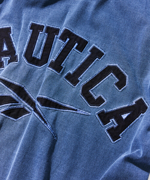 Reebok(リーボック)の「Reebok×NAUTICA/リーボック×ノーティカ 【Exclusive】 ダブルネーム アーチロゴ ピグメント クルーネックTシャツ ショートスリーブ(Tシャツ/カットソー・メンズ・ネイビー/ブラック・LARGE/MEDIUM/X-LARGE/SMALL)」の14枚目の写真