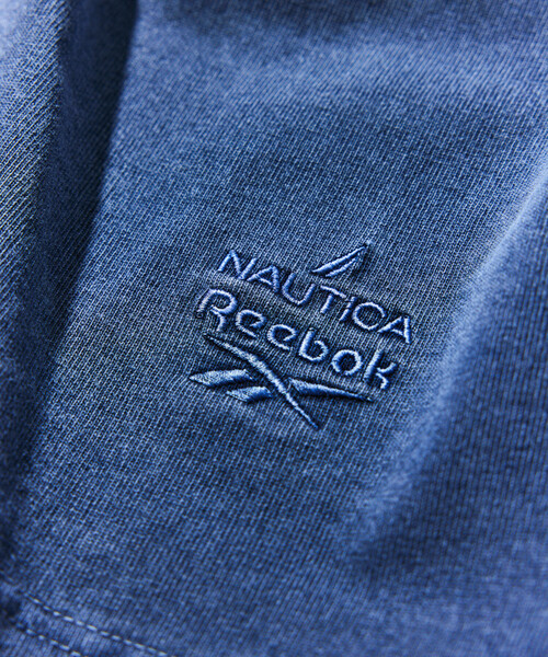 Reebok(リーボック)の「Reebok×NAUTICA/リーボック×ノーティカ 【Exclusive】 ダブルネーム アーチロゴ ピグメント クルーネックTシャツ ショートスリーブ(Tシャツ/カットソー・メンズ・ネイビー/ブラック・LARGE/MEDIUM/X-LARGE/SMALL)」の17枚目の写真