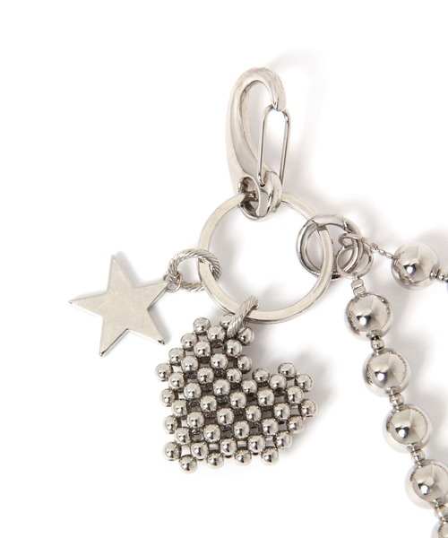 LAKOLE（ラコレ）の「メッシュハートストラップ / 591523（キーホルダー・レディース・その他1・FREE）」の2枚目の写真