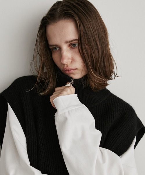 ジップアップニットベスト（ベスト）｜Auntie Rosa Holiday（アンティ