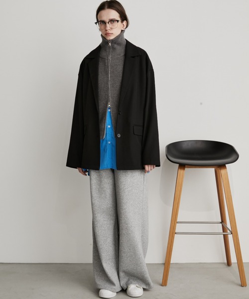 Auntie Rosa Holiday（アンティローザホリデー）の「ジップアップニットベスト（ベスト・レディース・ブラック/アイボリー/グレー・FREE）」の22枚目の写真