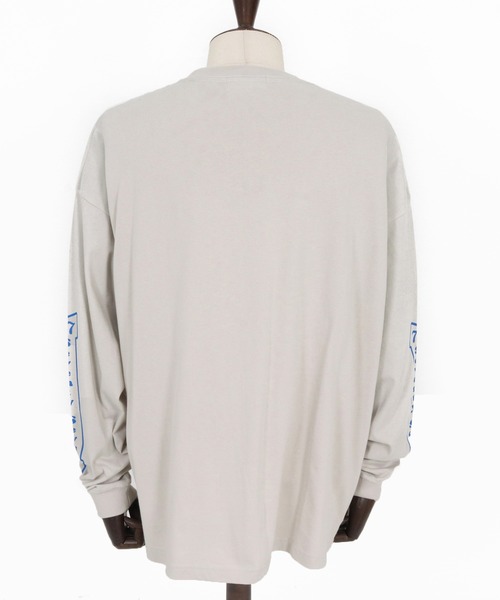 seventy seven（セブンティセブン）の「mlt5423-middle onz over size L-S t-shirt(77heart) ロングスリーブTシャツ(7725W200)（Tシャツ/カットソー・メンズ・グレー/ブラック/ホワイト・S/XL/L/M）」の22枚目の写真