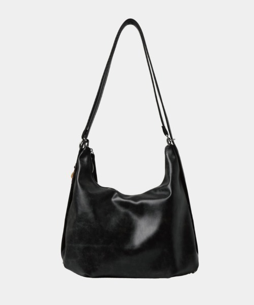 Y2Kチャーム付き大容量バッグ レザーマルチショルダーバック 通勤用