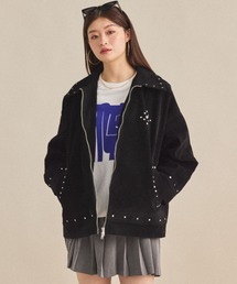MIRROR STOKE（ミラーストーク）の「【ZOZO限定】SUEDE STUDS JACKET（その他アウター）」