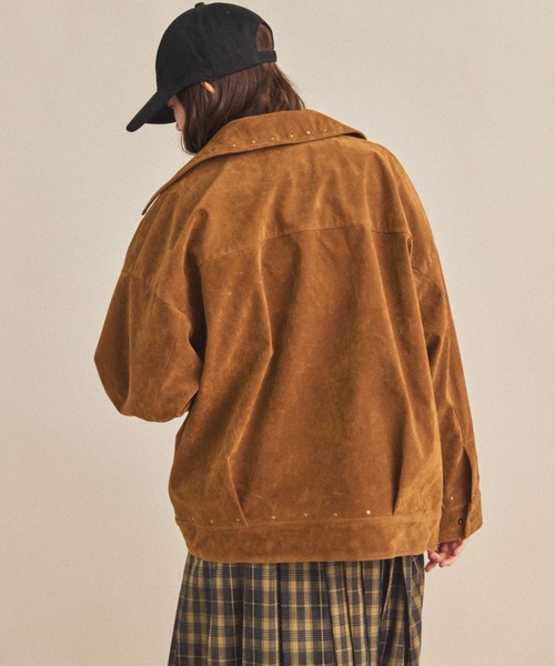 セール】【ZOZO限定】SUEDE STUDS JACKET/スエードスタッズジャケット