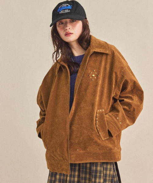 セール】【ZOZO限定】SUEDE STUDS JACKET/スエードスタッズジャケット
