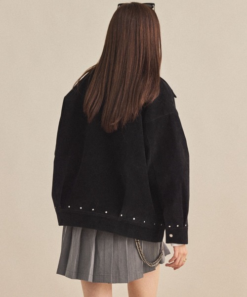 セール】【ZOZO限定】SUEDE STUDS JACKET/スエードスタッズジャケット