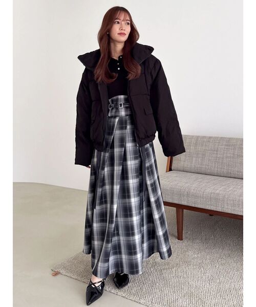 スタンドカラーボリュームダウン（ダウンジャケット/コート）｜dazzlin