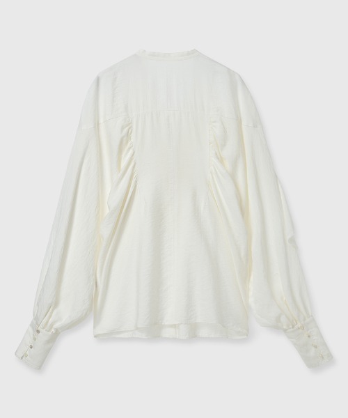 リンクルラッフルブラウス（シャツ/ブラウス）｜anuans（アニュアンス