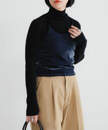 URBAN RESEARCH | ホルターネックベロアビスチェ(その他トップス)