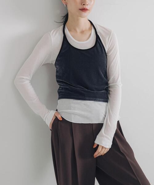 セール】ホルターネックベロアビスチェ（その他トップス）｜URBAN