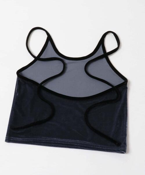 URBAN RESEARCH(アーバンリサーチ)の「ホルターネックベロアビスチェ(その他トップス・レディース・ブルー/ブラック・FREE)」の12枚目の写真