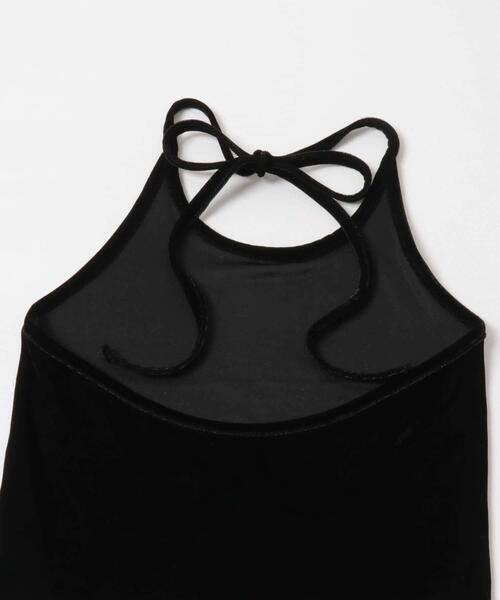 URBAN RESEARCH(アーバンリサーチ)の「ホルターネックベロアビスチェ(その他トップス・レディース・ブルー/ブラック・FREE)」の22枚目の写真