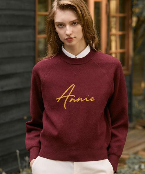 DRESSTERIOR（ドレステリア）の「【CLASSY.12月号掲載】アニージャカードニット（ニット/セーター・レディース・ネイビー系3/チョコ/ベージュ系その他6・38/36/34/40）」の2枚目の写真