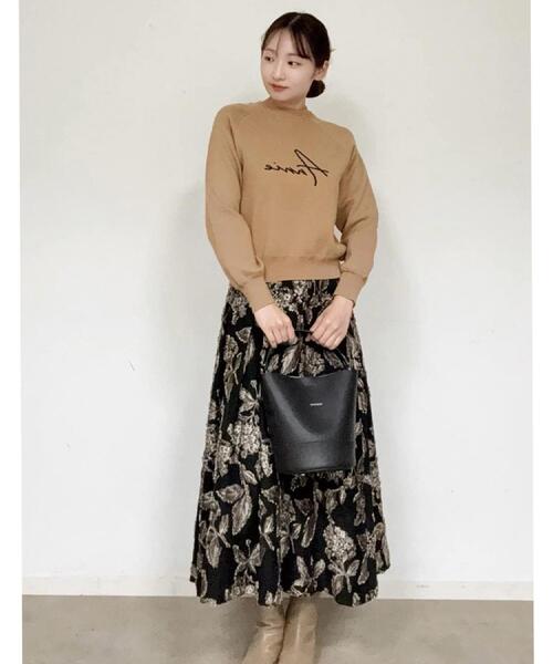 DRESSTERIOR（ドレステリア）の「【CLASSY.12月号掲載】アニージャカードニット（ニット/セーター・レディース・ネイビー系3/チョコ/ベージュ系その他6・38/36/34/40）」の22枚目の写真