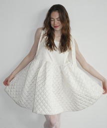 velour ribbon tulle mini one-piece（ワンピース）｜HONEY MI HONEY