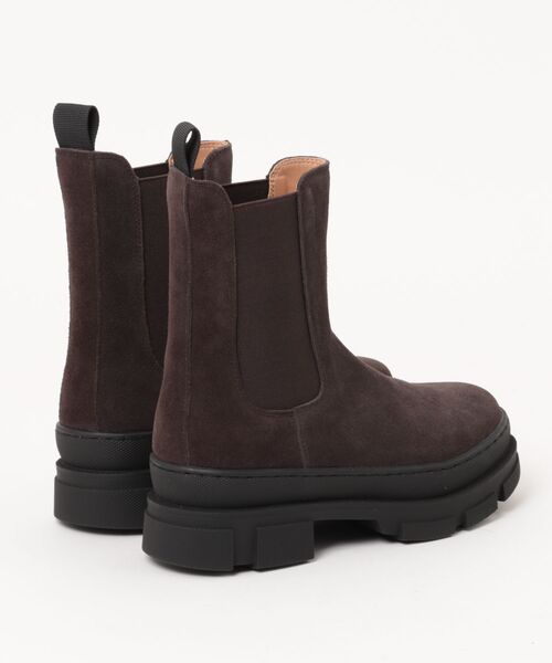 REMME(レメ)の「【REMME】サイドゴアブーツ ショートブーツ(ブーツ・レディース・ブラック/ダークブラウン・36/37/38)」の3枚目の写真