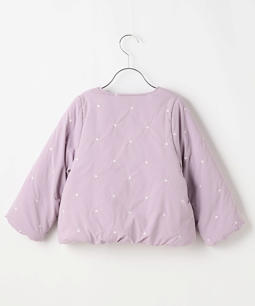 Lycee mine(リセマイン)の「アソート総刺しゅうノーカラーブルゾン(ブルゾン・キッズ・ピンク/ラベンダー/ブラック/マルチ/アイボリー/グレイッシュベージュ・100cm/110cm/120cm/130cm/140cm/150cm)」の13枚目の写真