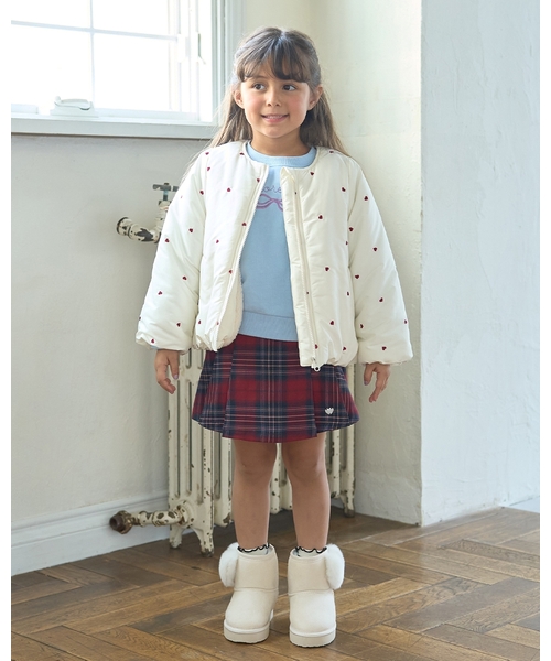 Lycee mine(リセマイン)の「アソート総刺しゅうノーカラーブルゾン(ブルゾン・キッズ・ピンク/ラベンダー/ブラック/マルチ/アイボリー/グレイッシュベージュ・100cm/110cm/120cm/130cm/140cm/150cm)」の15枚目の写真