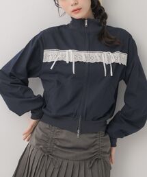 ems excite（エムズエキサイト）の「レース＆リボンつきトラックJK（その他アウター）」