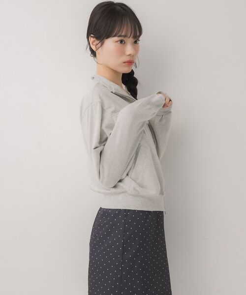 ems excite(エムズエキサイト)の「レース&リボンつきトラックJK(その他アウター・レディース・ダークグレー/ダークブルー/ブラウン・FREE)」の19枚目の写真