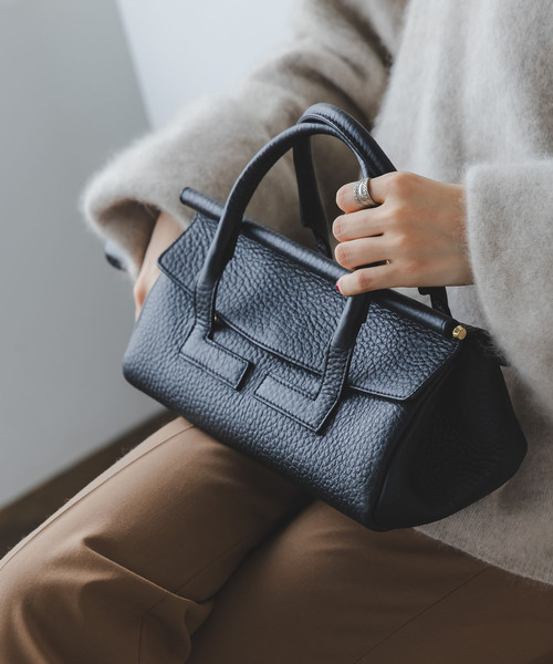 追加》LORISTELLA/ロリステッラ レザーミディアムボストンバッグ