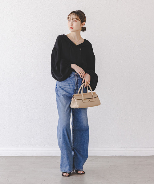 LORISTELLA（ロリステッラ）の「《追加》LORISTELLA/ロリステッラ レザーミディアムボストンバッグ（ボストンバッグ・レディース・ブラック/キャメル/ベージュ・FREE）」の8枚目の写真