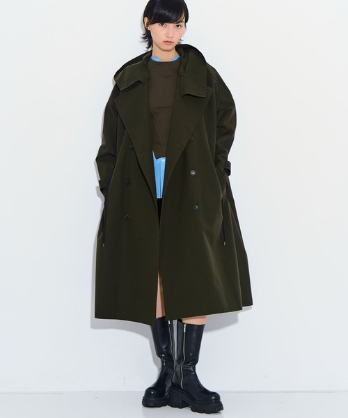 VACHEMENT/ヴァシュモン】 リサイクルシェルタフタ トレンチコート