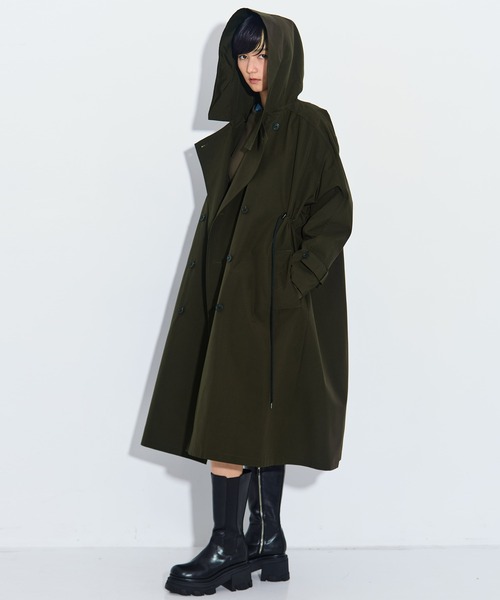 VACHEMENT/ヴァシュモン】 リサイクルシェルタフタ トレンチコート