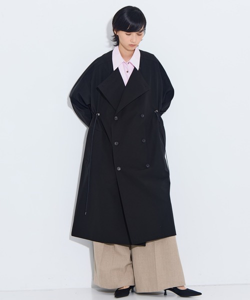 VACHEMENT/ヴァシュモン】 リサイクルシェルタフタ トレンチコート