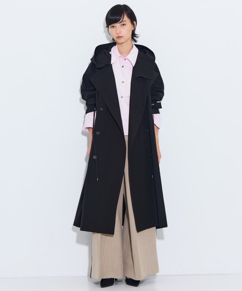 VACHEMENT/ヴァシュモン】 リサイクルシェルタフタ トレンチコート