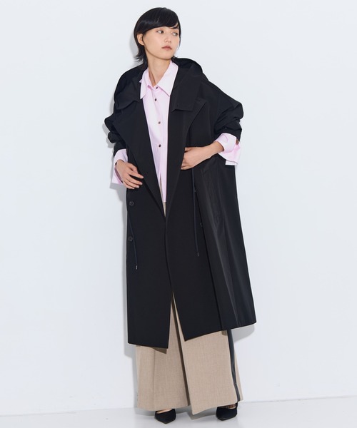 VACHEMENT/ヴァシュモン】 リサイクルシェルタフタ トレンチコート