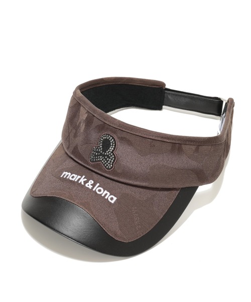 MARK & LONA（マークアンドロナ）の「Gauge Crystal Icon Visor | MEN and WOMEN（サンバイザー・メンズ・ブラック/ブラウン/ホワイト・FREE）」の6枚目の写真