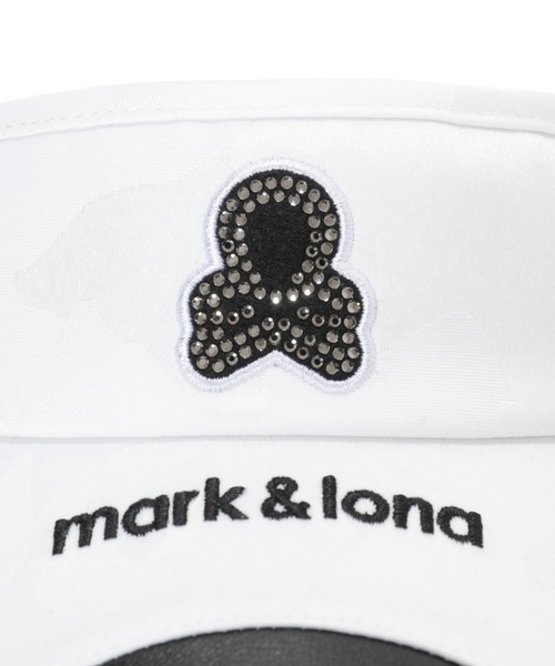 MARK & LONA（マークアンドロナ）の「Gauge Crystal Icon Visor | MEN and WOMEN（サンバイザー・メンズ・ブラック/ブラウン/ホワイト・FREE）」の10枚目の写真
